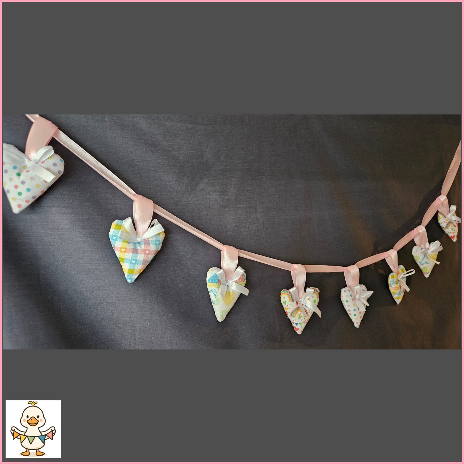 Pastel Heart Bunting