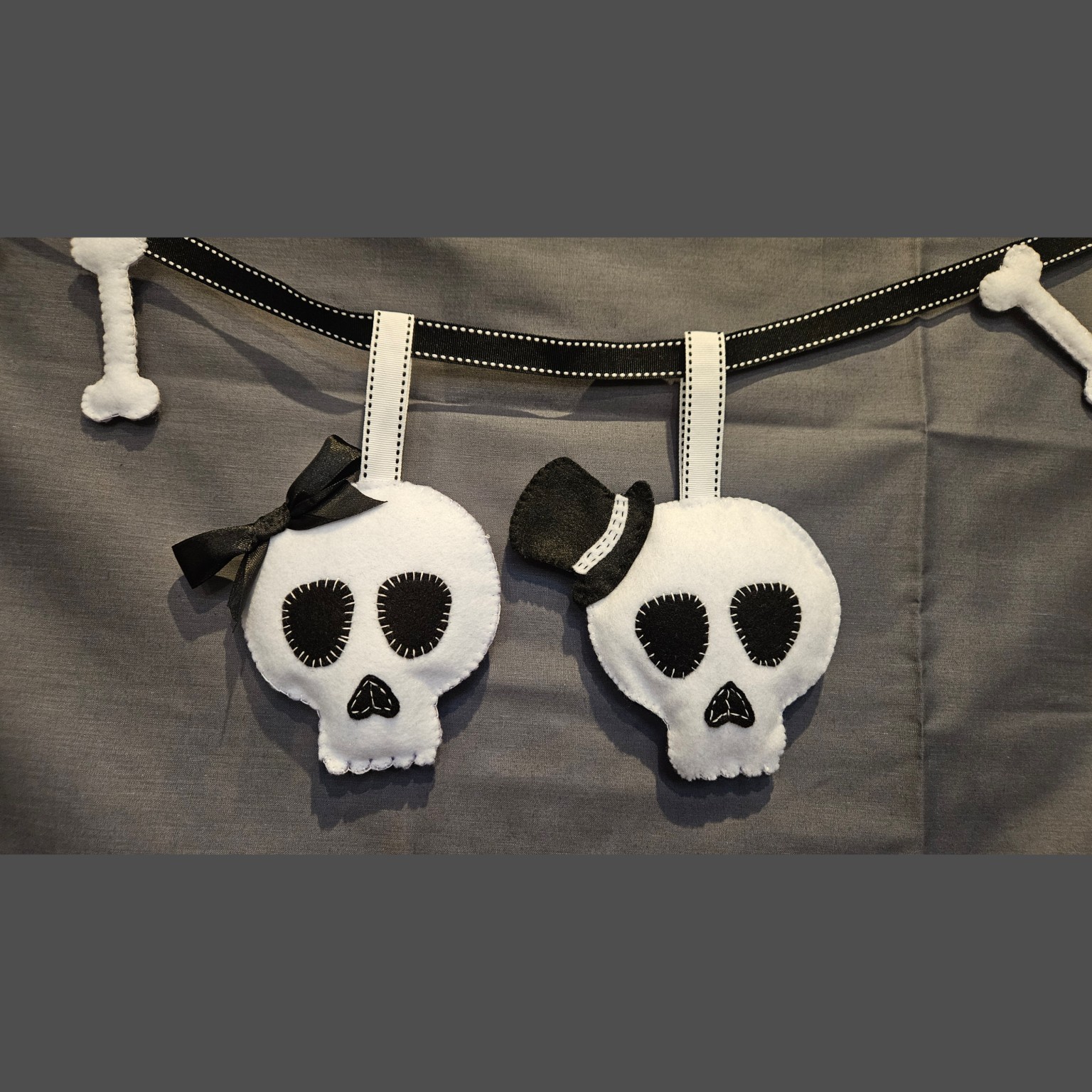 Skull Halloween Bunting