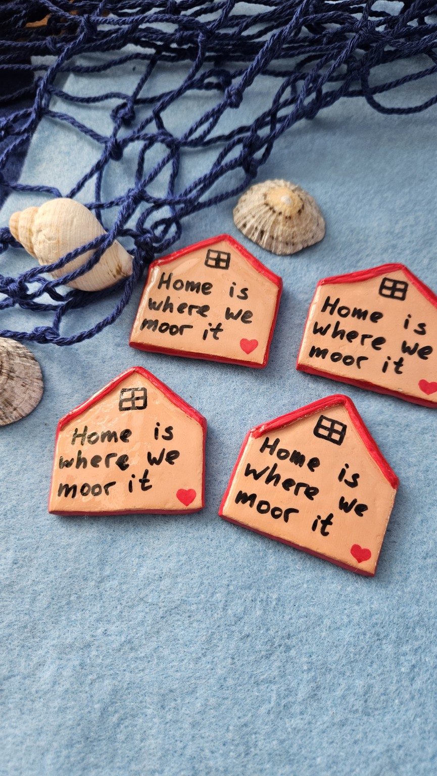 Home Is Where We Moor It Magnet